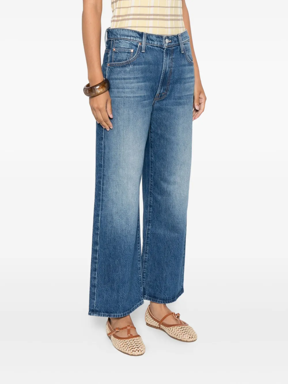 MOTHER The Dodger Ankle jeans Blauw