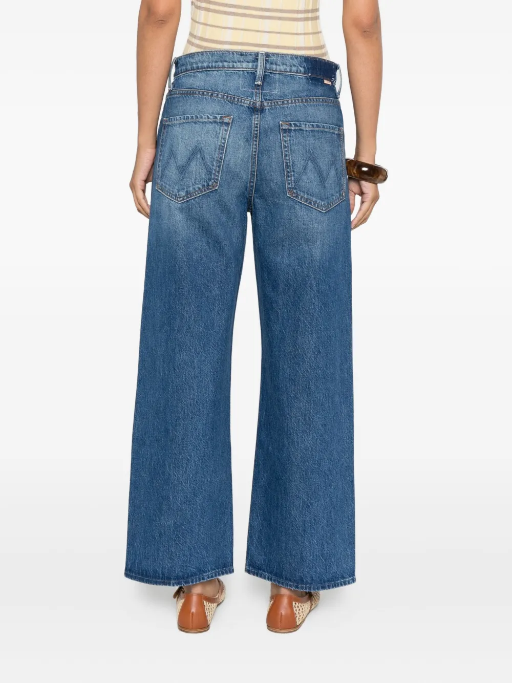 MOTHER The Dodger Ankle jeans Blauw