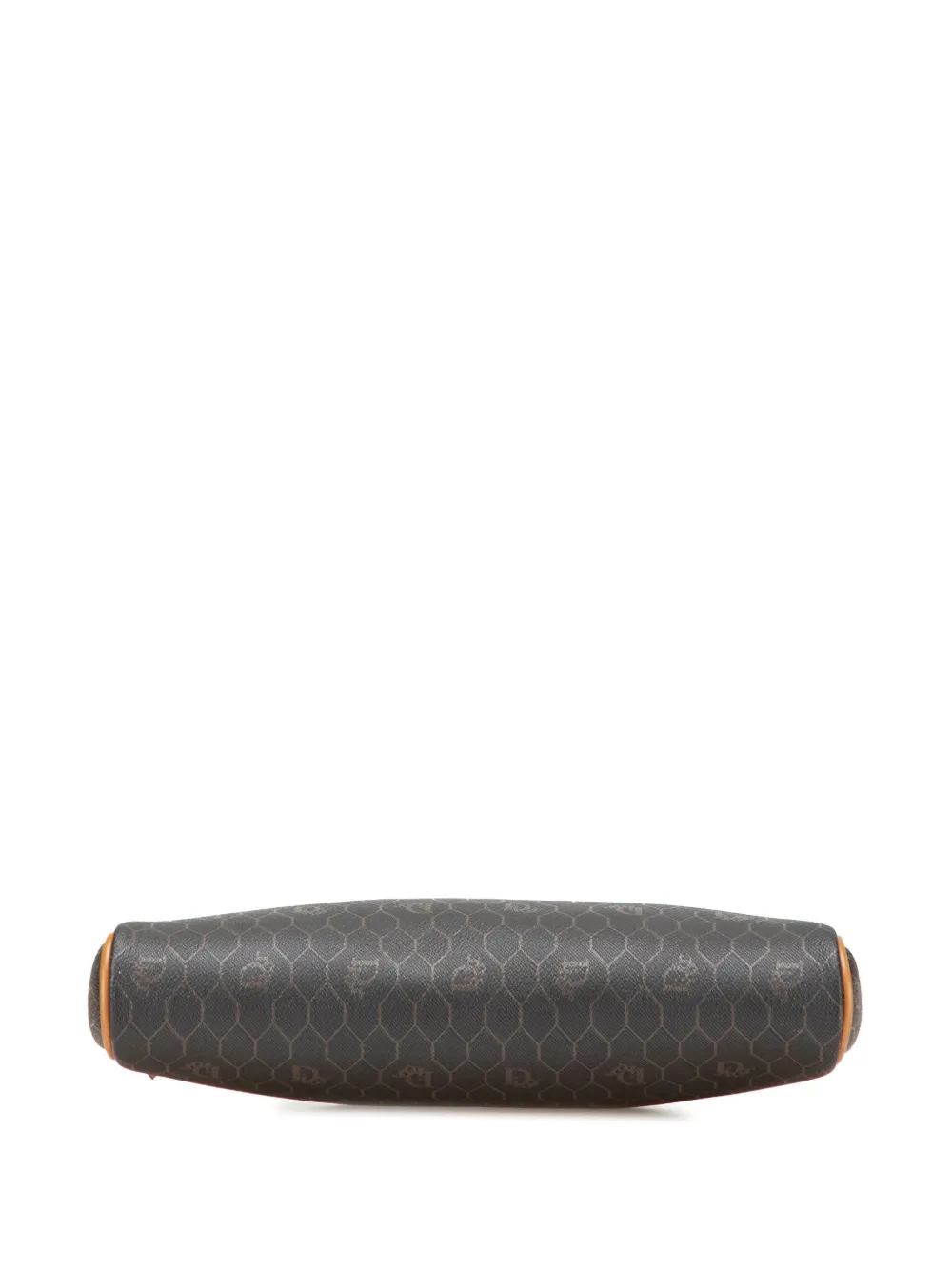 Pre-owned Dior 20th Century Honeycomb Coated Canvas Clutch Bag
