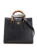 Gucci Pre-Owned 2016-2025 Small Leather Bamboo Diana satchel - Black