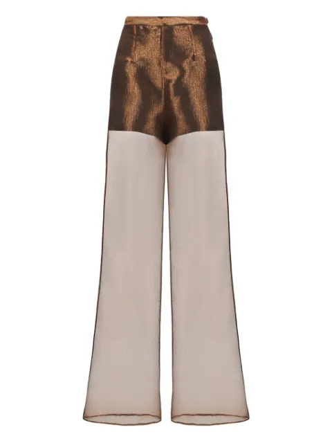 Taller Marmo Marlene see-through trousers
