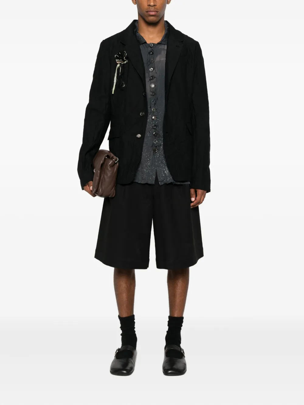 ARCHIVIO  J.M. Ribot button-fastening speckled shirt | Image 2