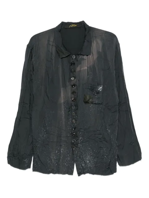 ARCHIVIO  J.M. Ribot button-fastening speckled shirt