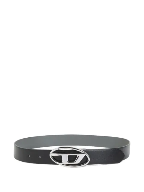 Diesel logo-plaque leather belt