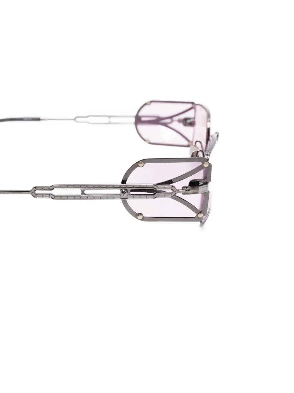 Matsuda 10611H metal-frame rectangle sunglasses Grijs