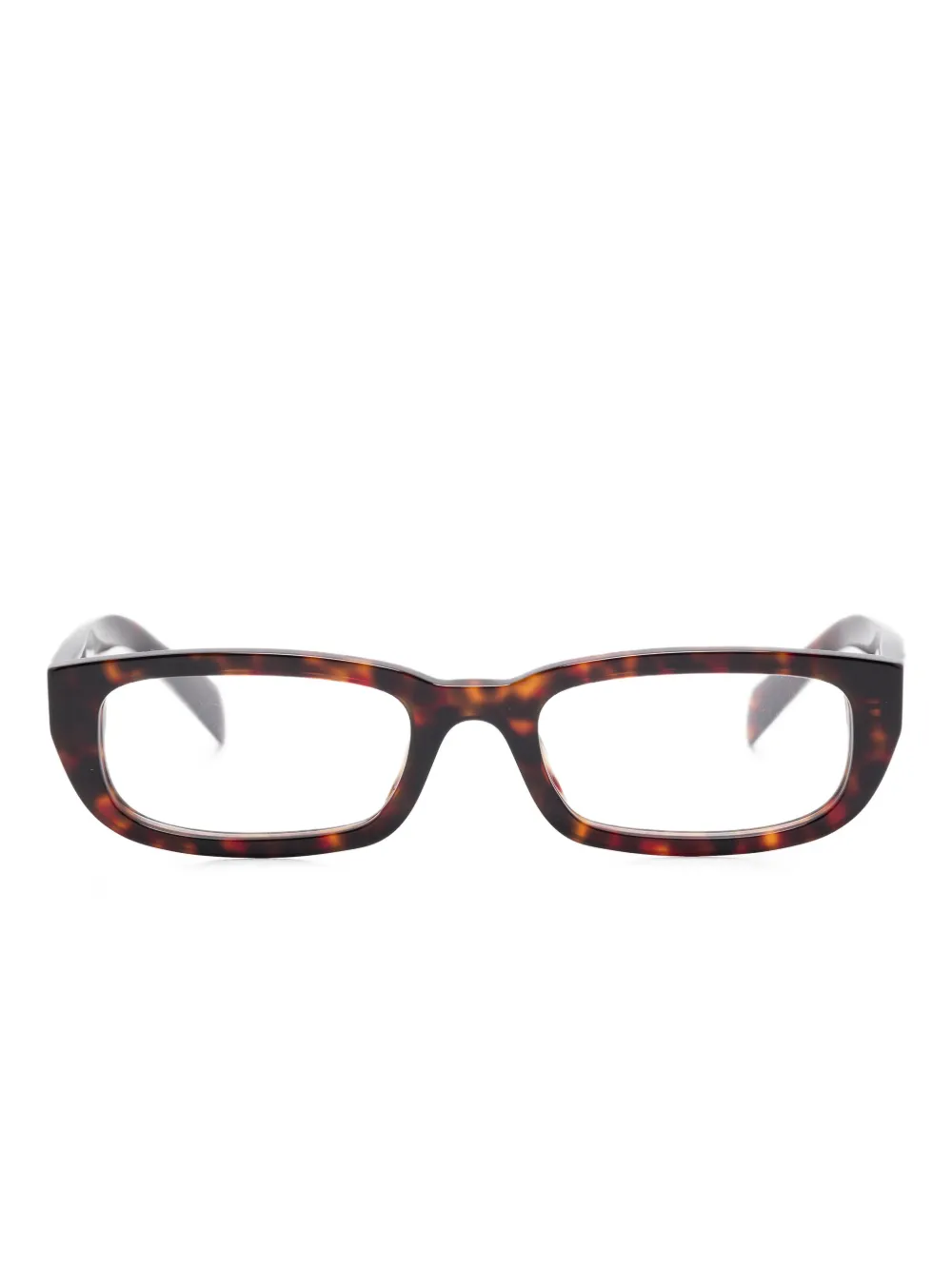 Prada Eyewear tortoiseshell rectangle-frame glasses Bruin