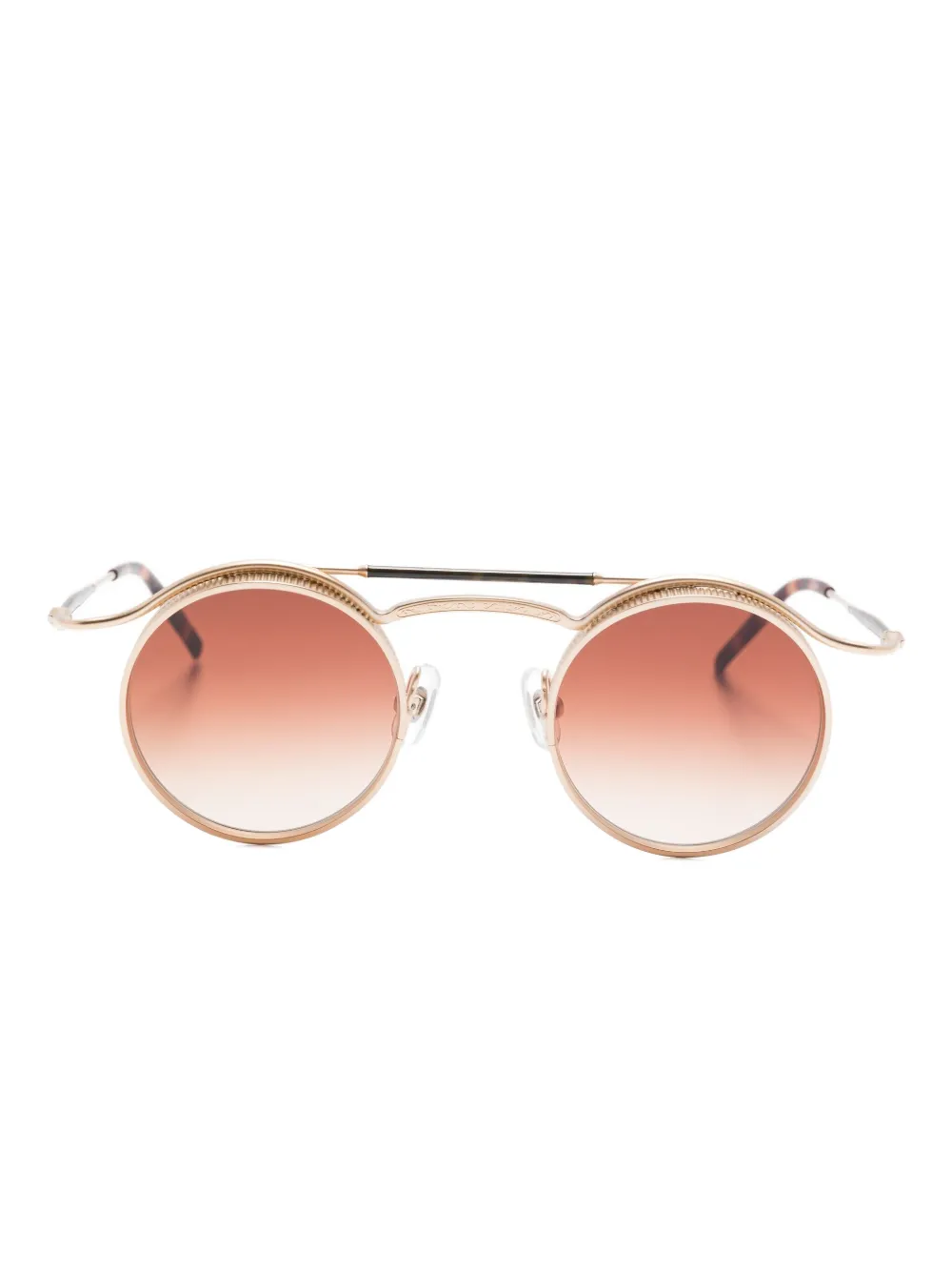 Matsuda round-frame sunglasses Geel