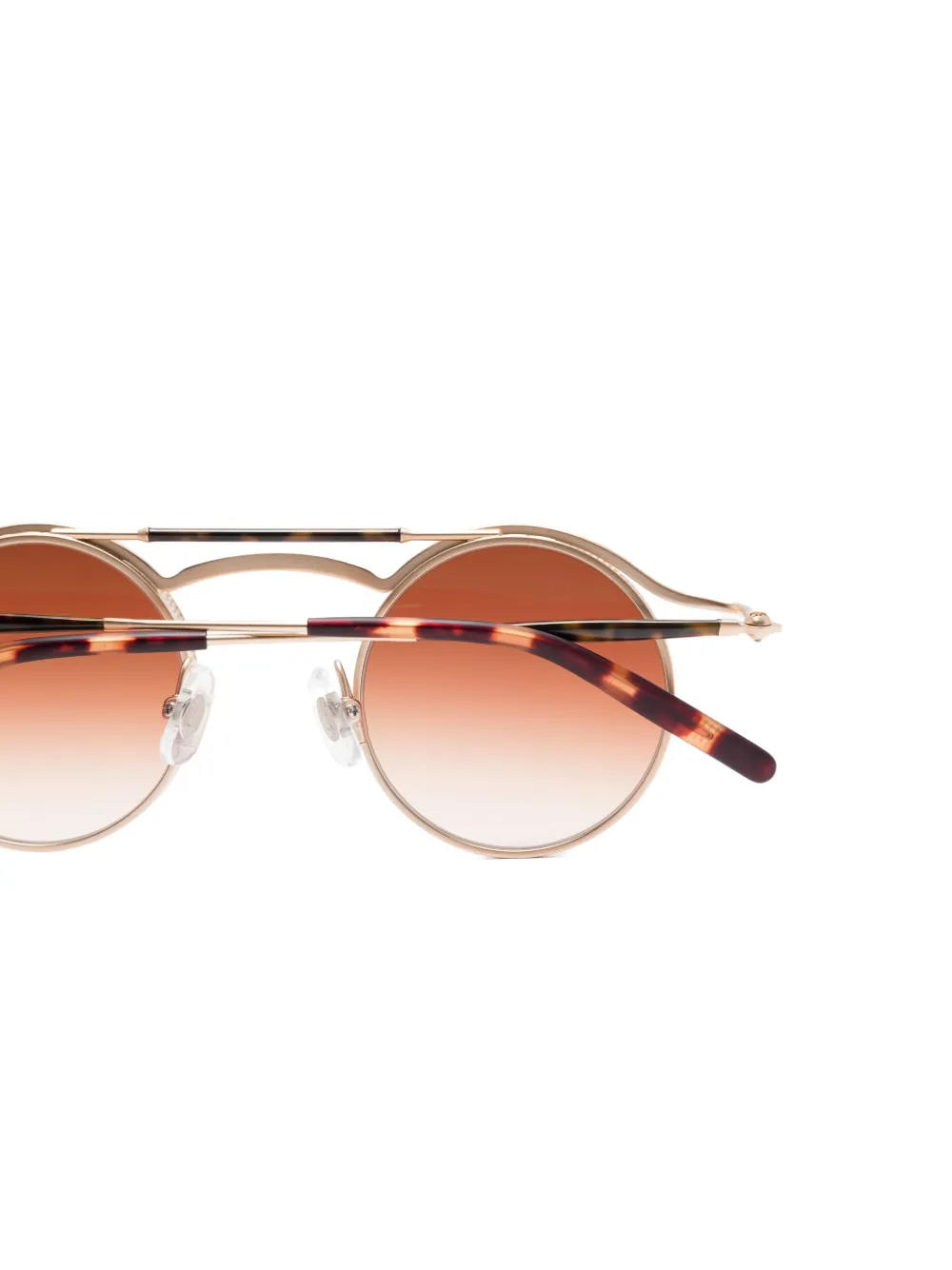 Matsuda round-frame sunglasses Geel