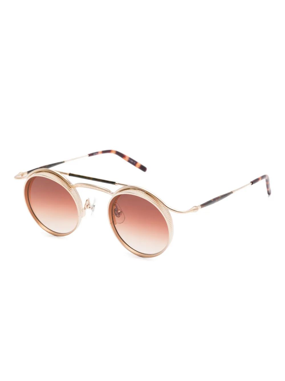Matsuda round-frame sunglasses - Geel