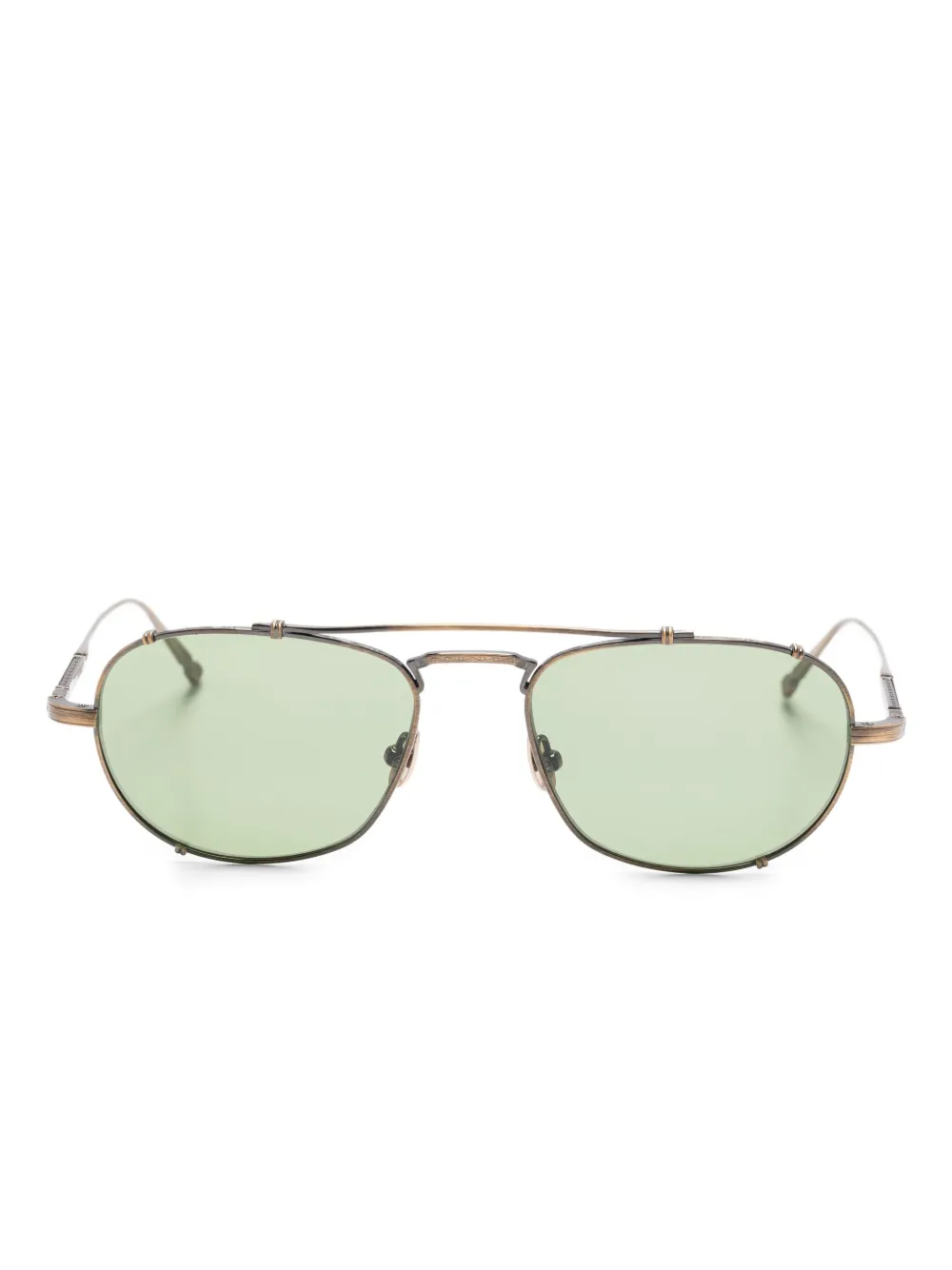 Matsuda M3151 metal oval-frame sunglasses Goud