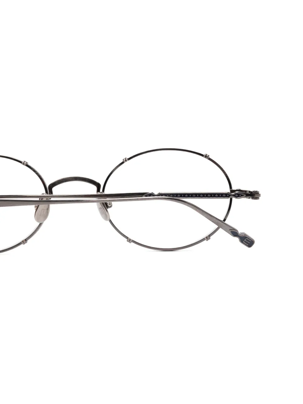 Matsuda oval-frame glasses Grijs