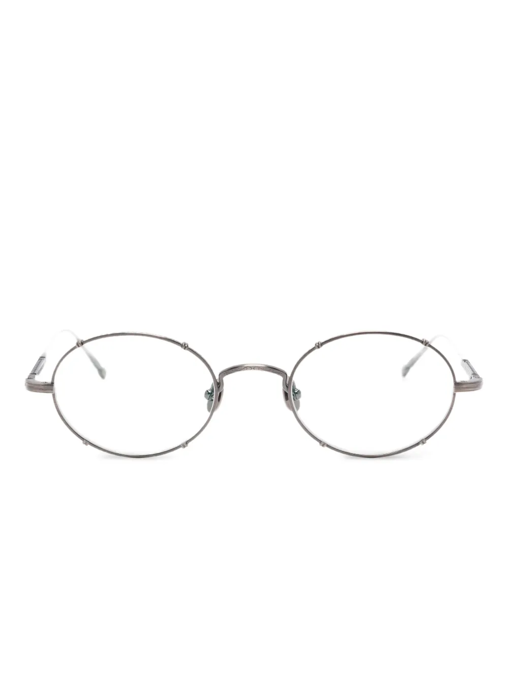 Matsuda oval-frame glasses Grijs
