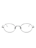 Matsuda oval-frame glasses - Grey