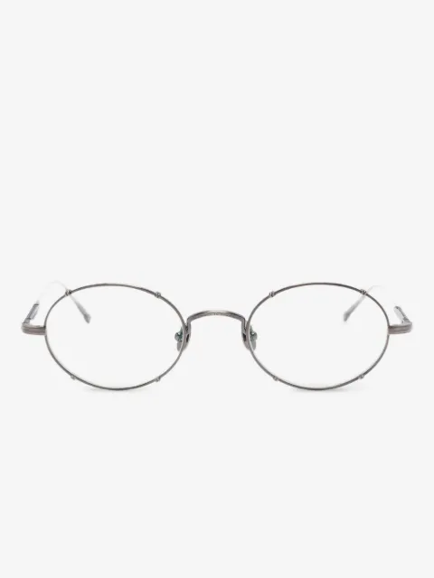 Matsuda oval-frame glasses