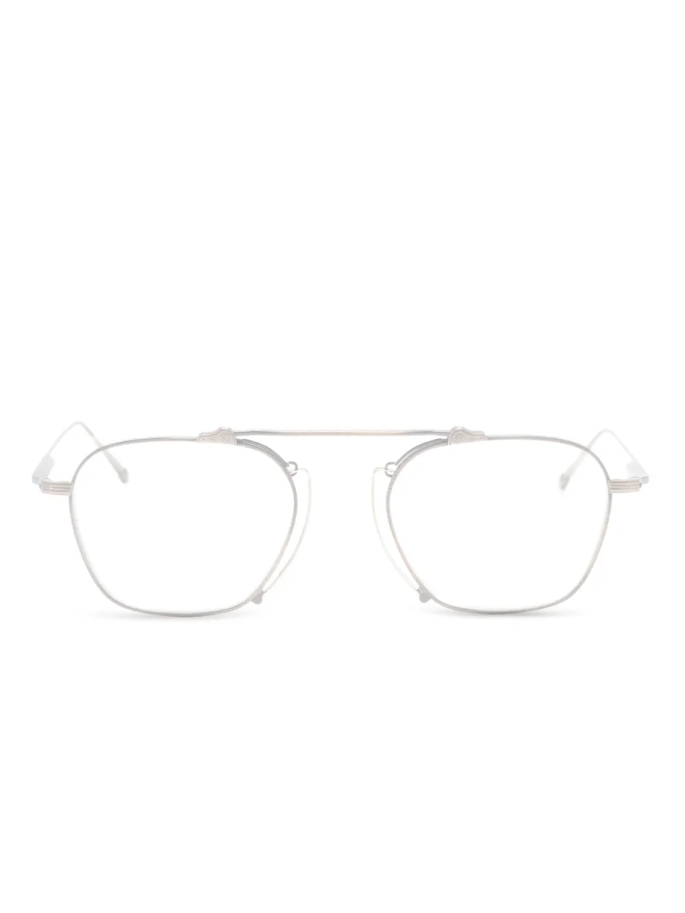 Matsuda geometric thin frames Zilver