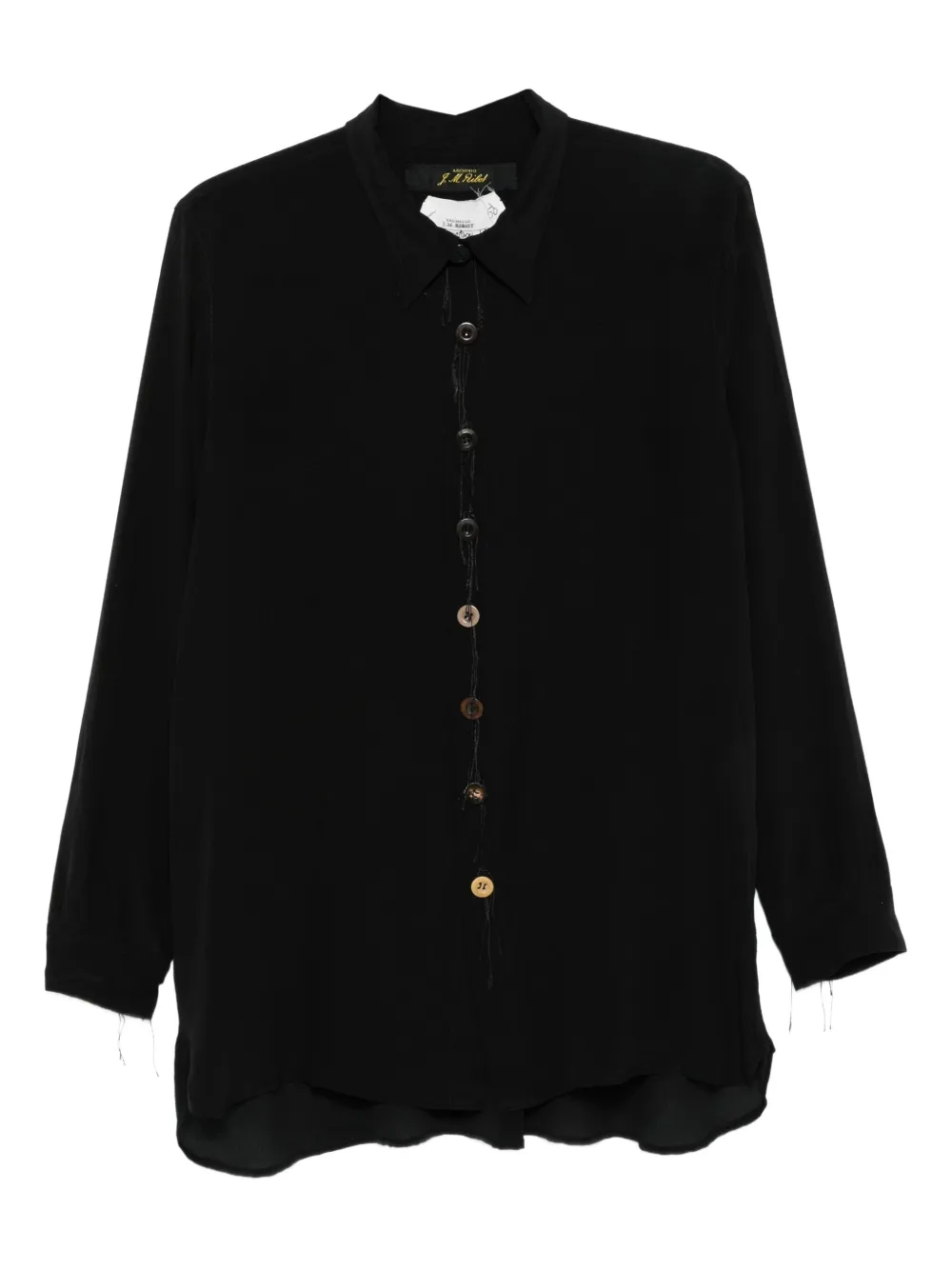 ARCHIVIO  J.M. Ribot button-detailed shirt | Black | Image 1