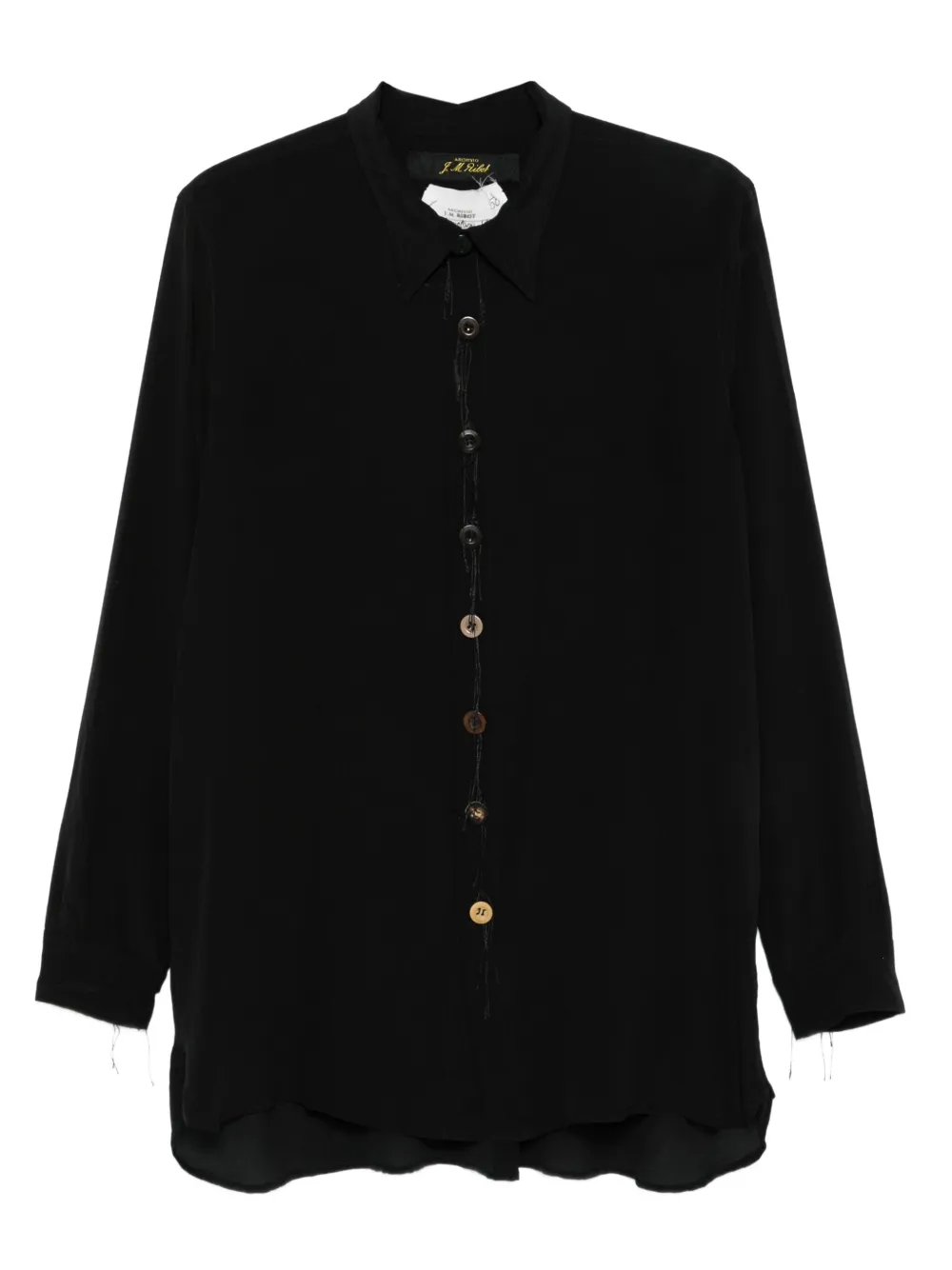 ARCHIVIO  J.M. Ribot button-detailed shirt | Black | Image 1