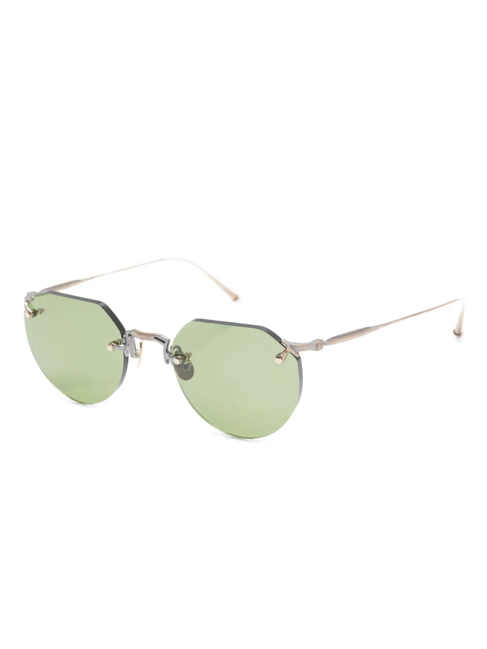 Matsuda rimless round sunglasses - Goud