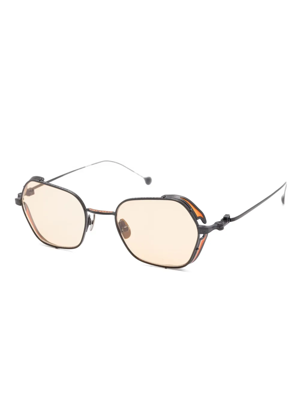 Matsuda geometric-frame sunglasses - Zwart