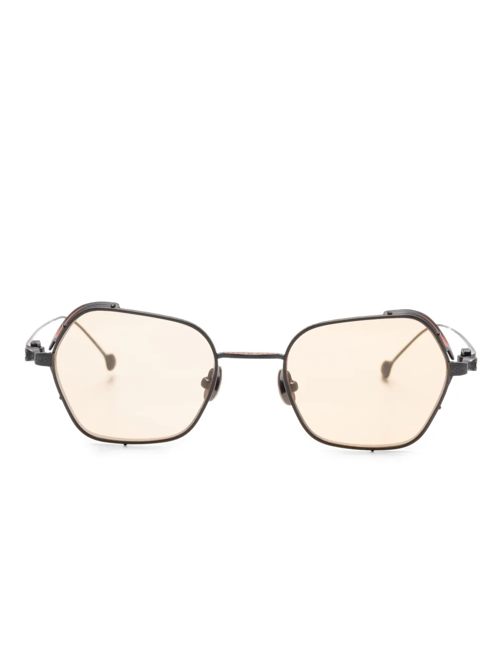 Matsuda geometric-frame sunglasses Zwart