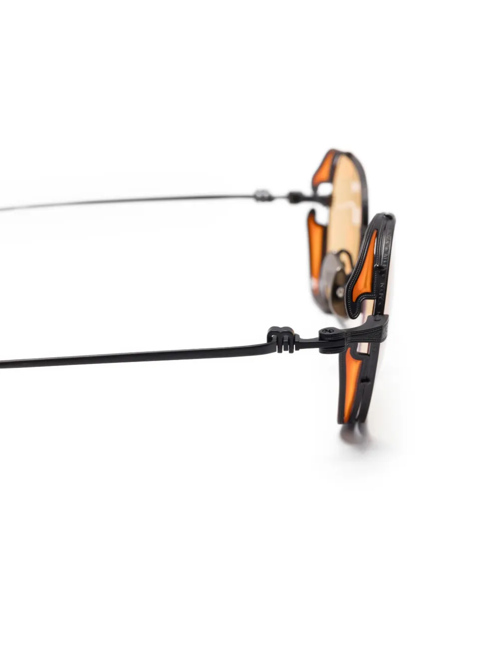 Matsuda geometric-frame sunglasses Zwart