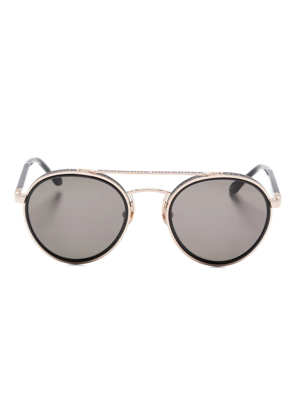 Matsuda round-frame sunglasses Zwart