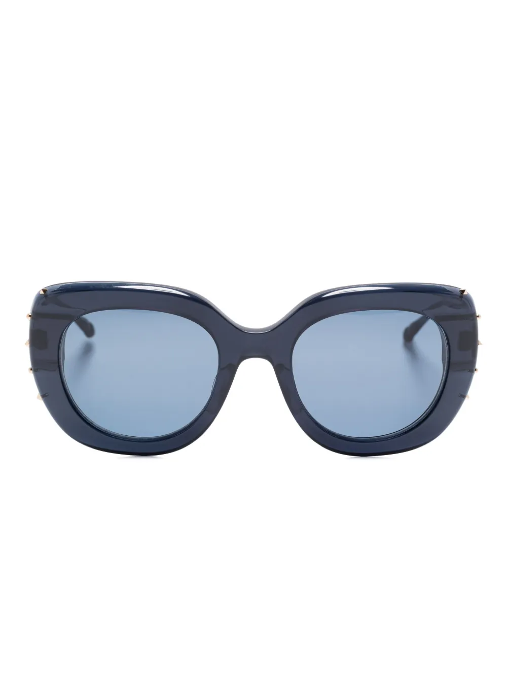 Matsuda stud-embellished oversized-frame sunglasses - Nero
