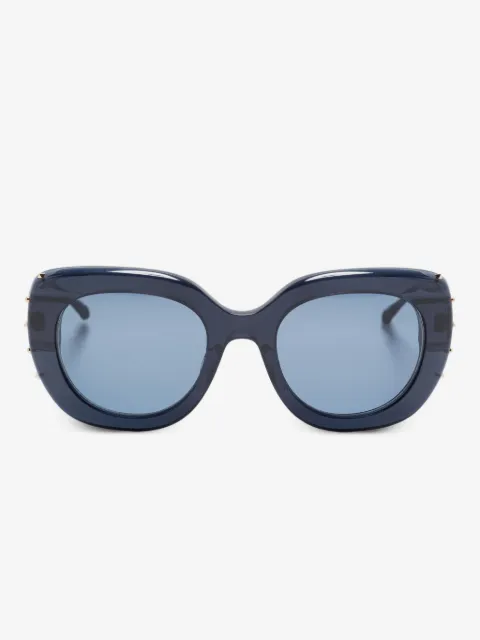 Matsuda stud-embellished oversized-frame sunglasses