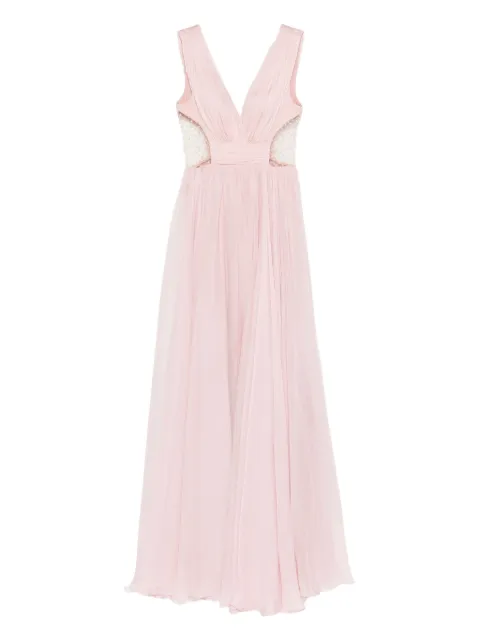 M.Marquise Rita embellished V-neck dress