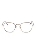 Matsuda M3101 geometric-frame glasses - Brown