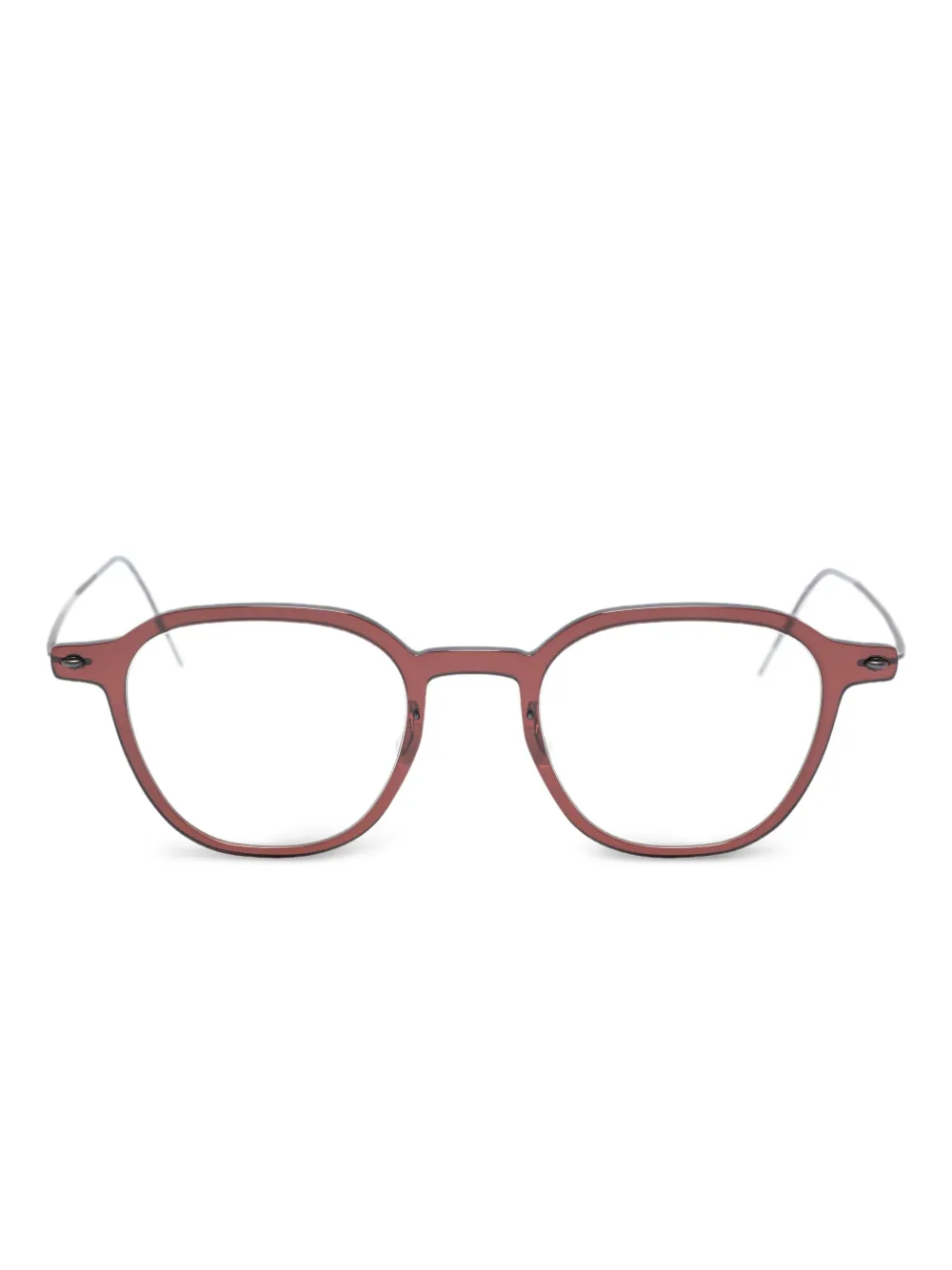 Lindberg lunettes de vue à monture ronde | marron | Image 1