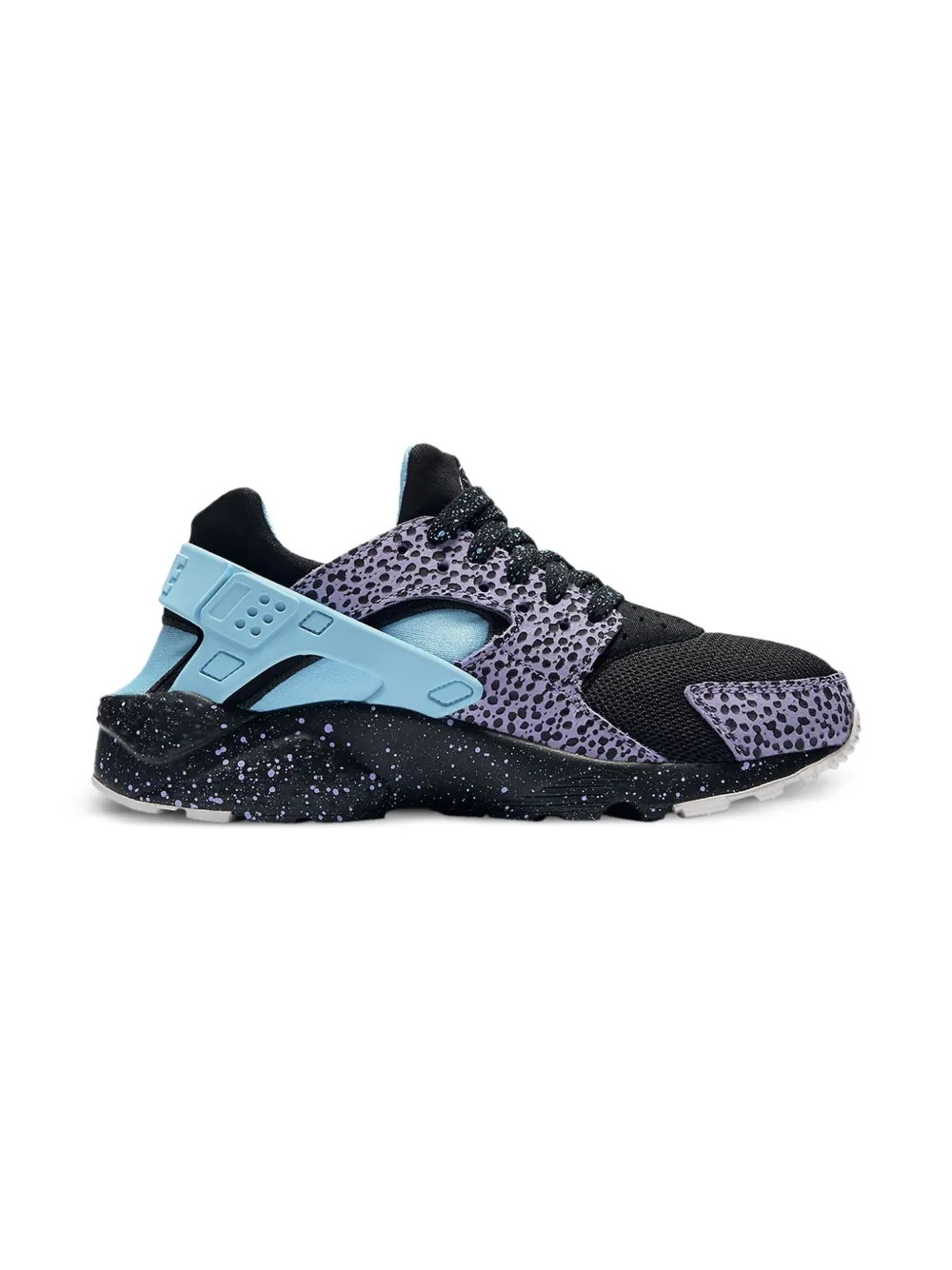 Nike Kids Huarache Run gespikkelde sneakers Blauw