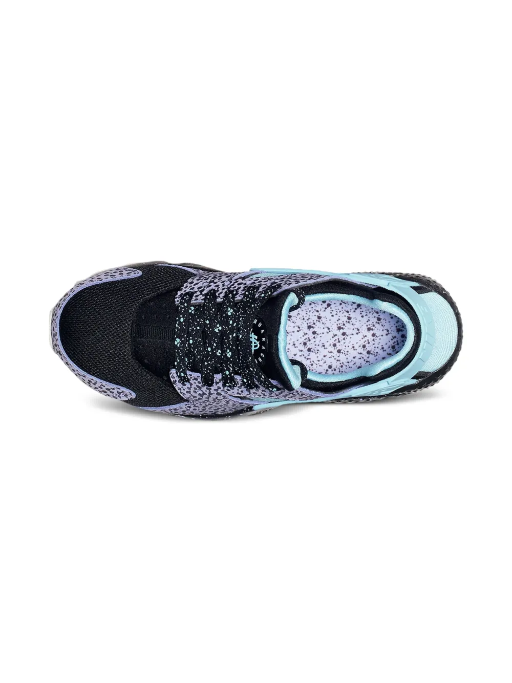 Nike Kids Huarache Run gespikkelde sneakers Blauw