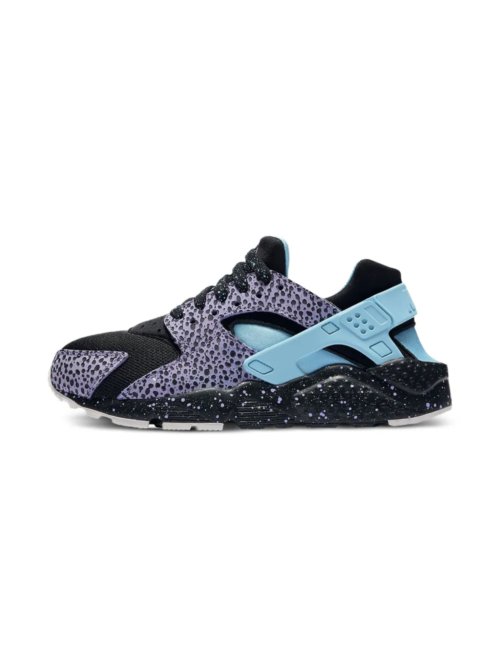 Nike Kids Huarache Run gespikkelde sneakers Blauw