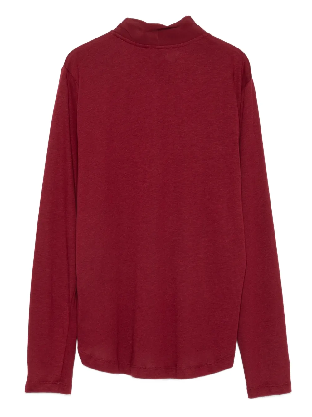 Seventy Blouse met gestrikte hals Rood
