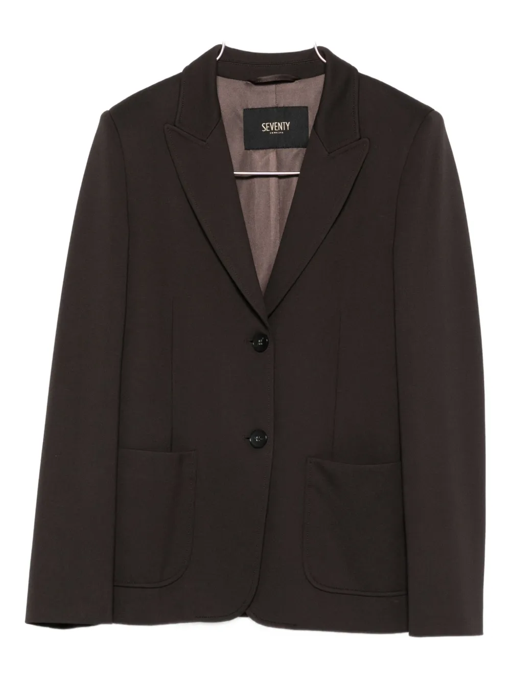 Seventy Buttoned Blazer In Brown