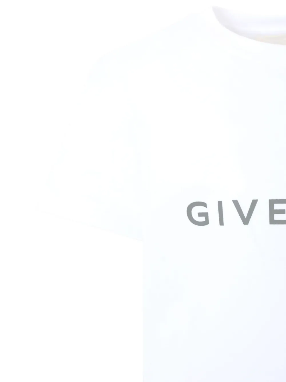 Givenchy Kids logo-print T-shirt Wit