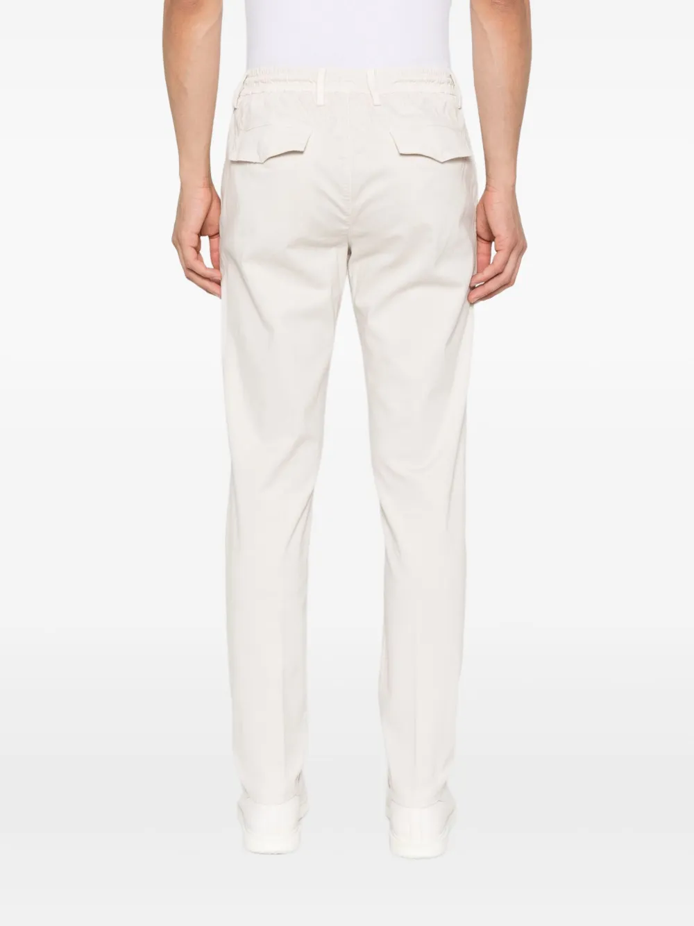 Eleventy Broek met trekkoord Beige