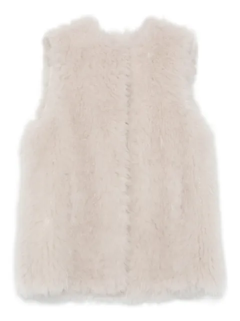 Liska chaleco con cuello redondo