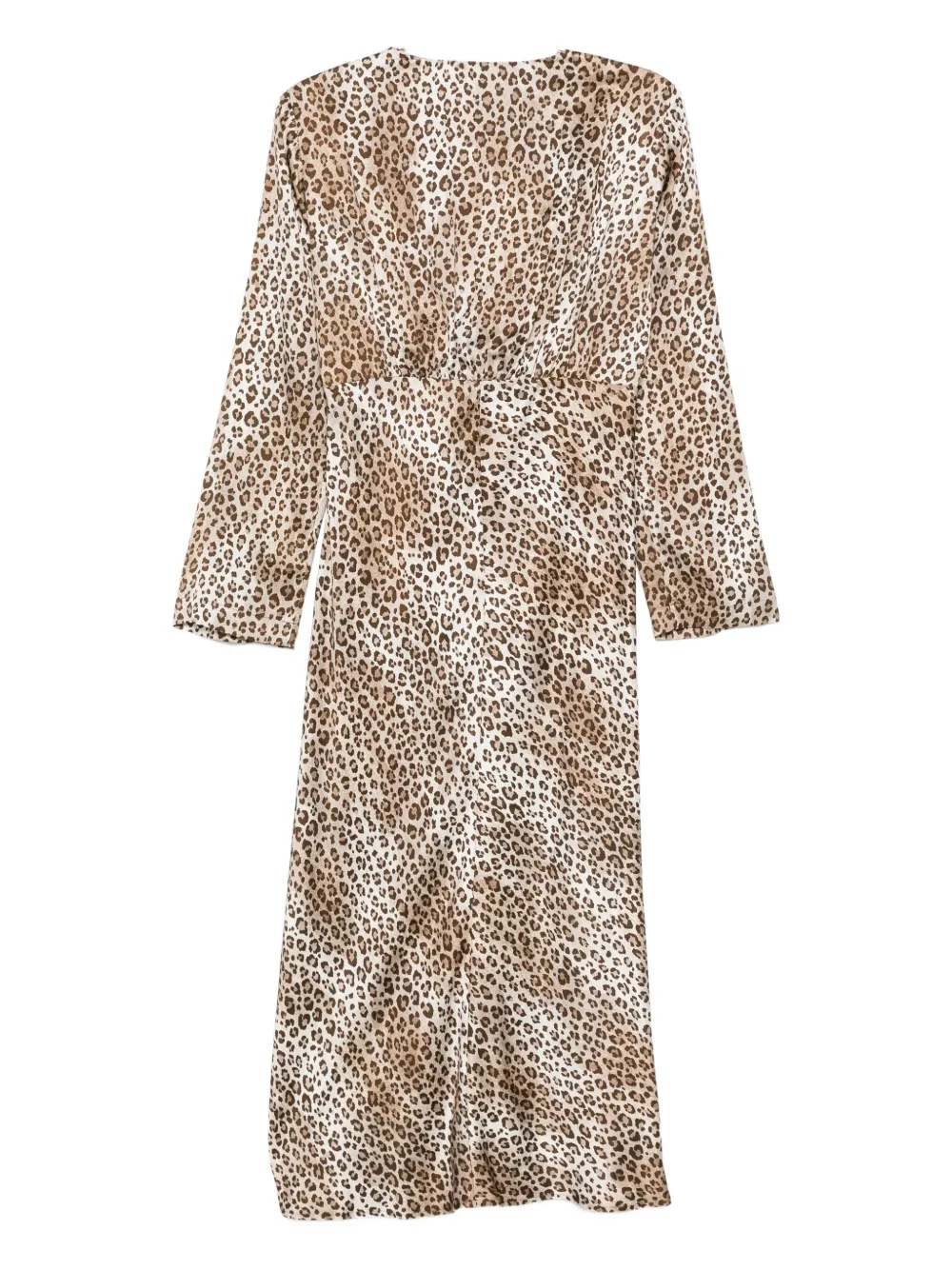 Seventy Jurk met luipaardprint Bruin
