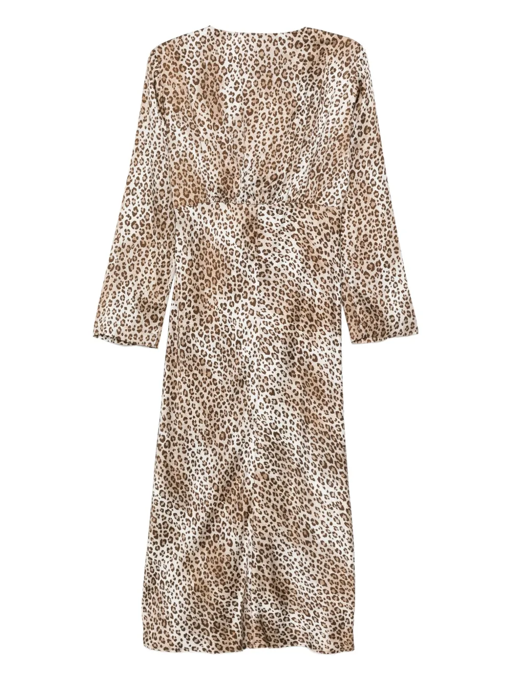 Seventy Jurk met luipaardprint - Bruin