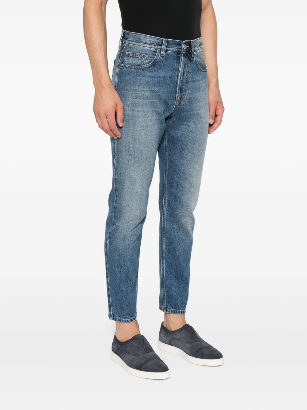 Eleventy Straight jeans Blauw