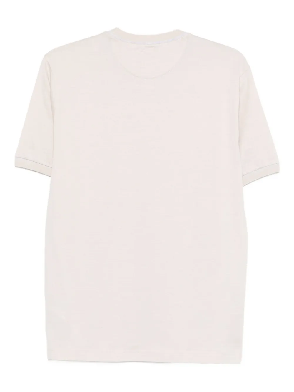 Eleventy T-shirt met ronde hals Beige