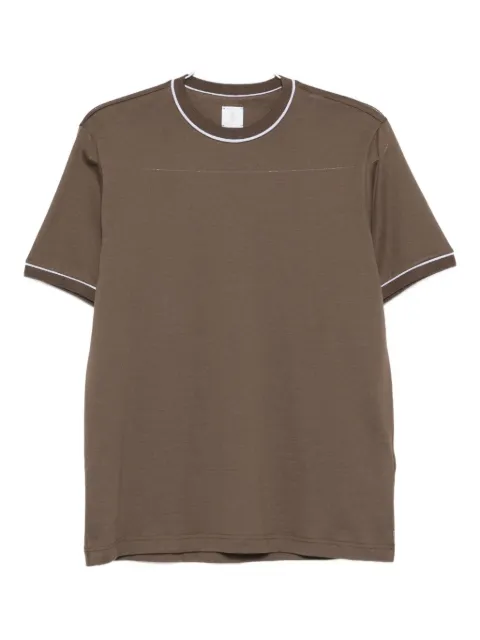 Eleventy contrasting-trim T-shirt