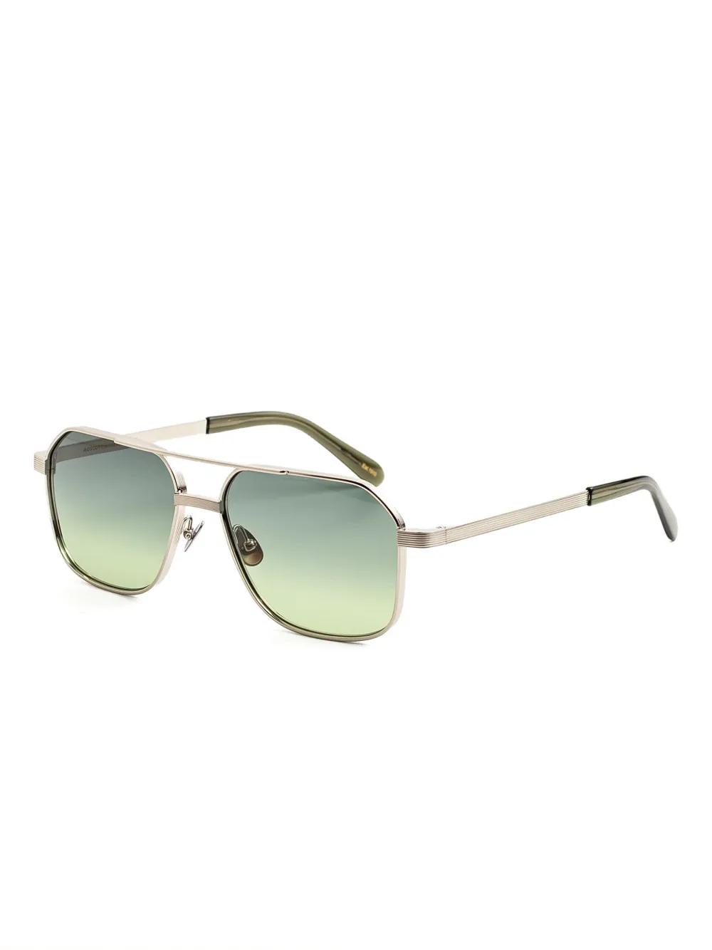 Moscot Mingle zonnebril met vierkant montuur Groen