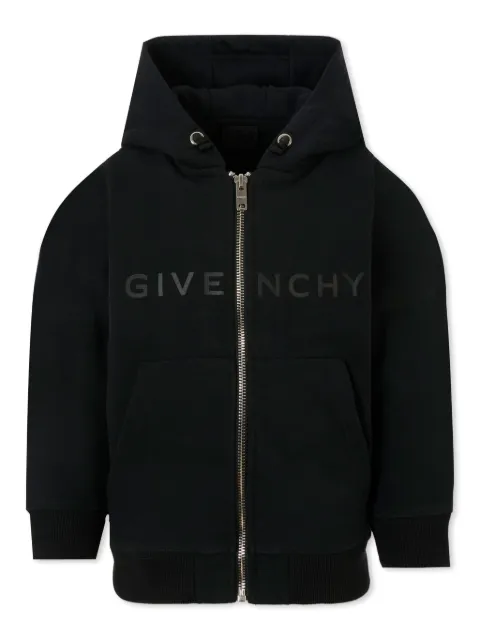 Givenchy Kids logo-print zip-up hoodie