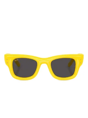 Off-White Eyewear rectangular-frame Sunglasses | Yellow  display picture 2
