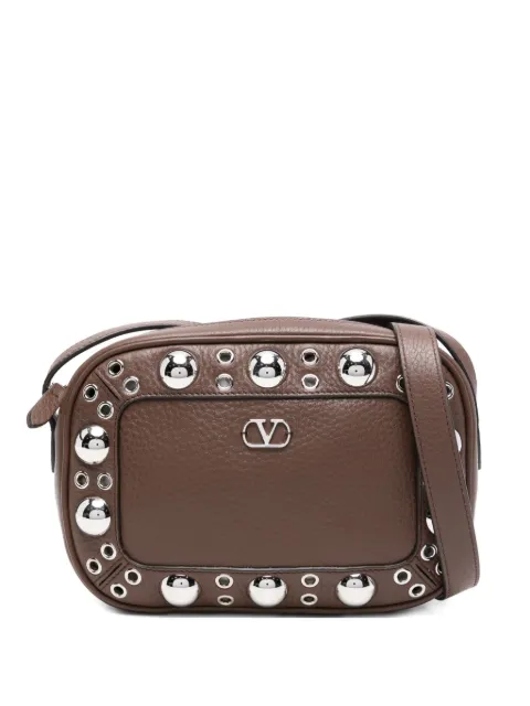 Valentino Garavani studded leather messenger bag