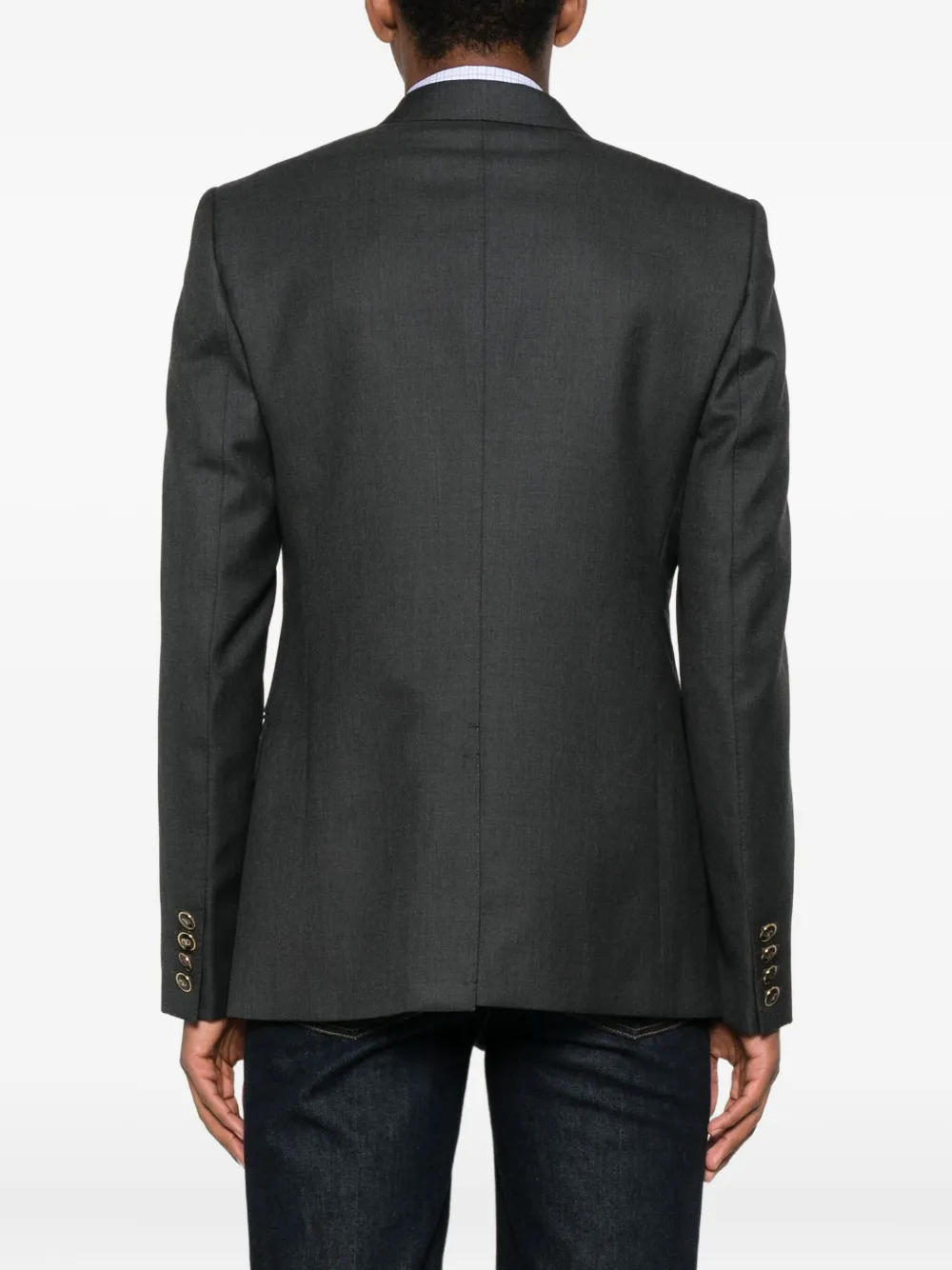 Valentino Garavani Blazer met enkele rij knopen Grijs
