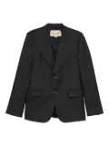 Valentino Garavani peak-lapel single-breasted blazer - Grey